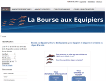 Tablet Screenshot of bourseauxequipiers.fr
